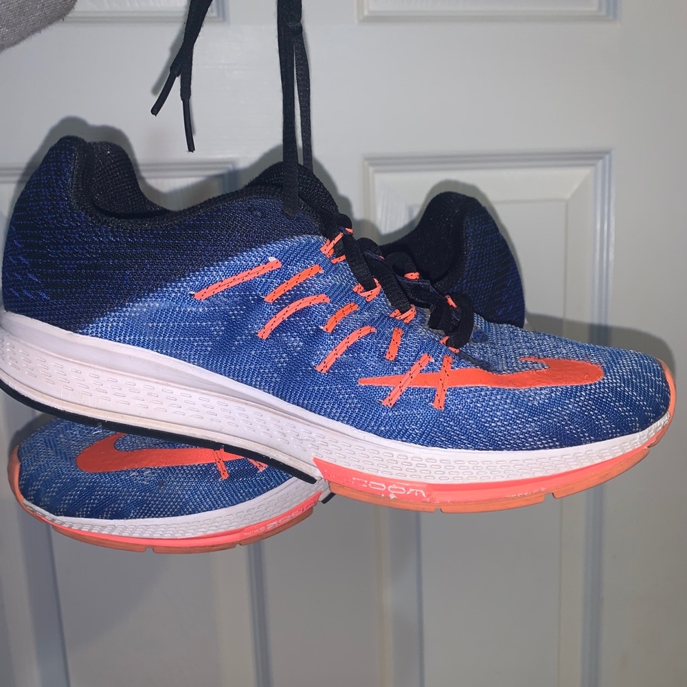 NIKE ZOOM ELITE 8 RUNNING SHOES BLUE SIZE 8 WOMENS